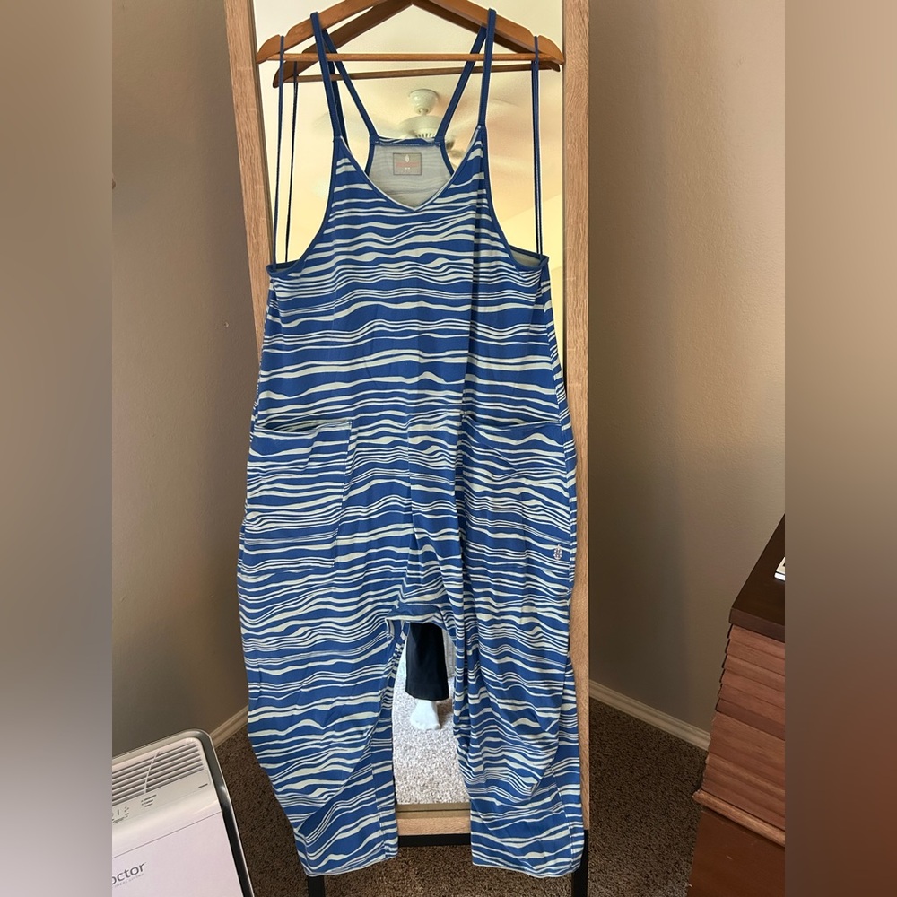 Free People Movement Blue Hot Shot Onesie